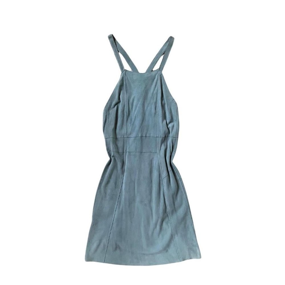 Baby Blue Suede Dress